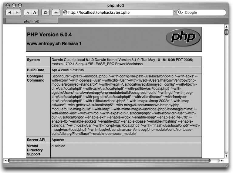 Hack 1. Install PHP