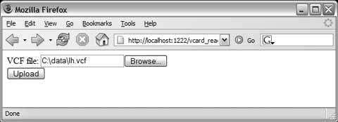 Hack 64. Import Information from vCards